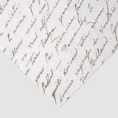 スクリプエレガントトフランスの金ゴールドヴィンテージ 薄葉紙 (詳細)