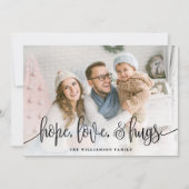 スクリプエレガントトフルフォトホープ愛ハグズブラック シーズンカード (正面)