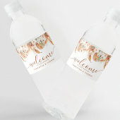 スクリプエレガントトフローラテラコッタウェルカム結婚ズ ペットボトルラベル
