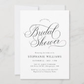 スクリプエレガントトブライダルシャワー 招待状 (正面)