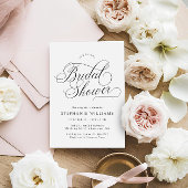 スクリプエレガントトブライダルシャワー 招待状