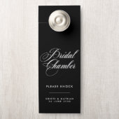 スクリプエレガントトブライダルチ結婚ャンバのドアの標識 ドアノブサイン (ノブ)