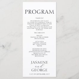 スクリプエレガントトブラック&ホワイトシック結婚ズ プログラム