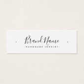 スクリプエレガントトミニマルスタッドイヤリング表示カード (正面)