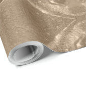 スクリプエレガントトメリークリスマス銅茶色 ラッピングペーパー (ロールコーナー)