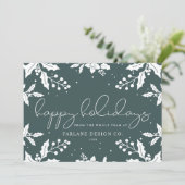 スクリプエレガントトモダンミスタントフォトロゴHappy シーズンカード (スタンド正面)