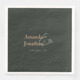 スクリプエレガントトモダンミニマル結婚リスト