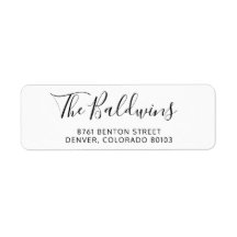 スクリプエレガントトモダン差出人住所