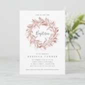 スクリプエレガントトリース水彩洗礼 招待状 (スタンド正面)