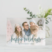 スクリプエレガントト全写真ハッピーホリデーズグリーン シーズンカード (スタンド正面)