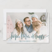スクリプエレガントト全写真ホープ愛ハググリーン シーズンカード (正面)