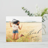 スクリプエレガントト全写真卒業ありがとう サンキューカード (スタンド正面)