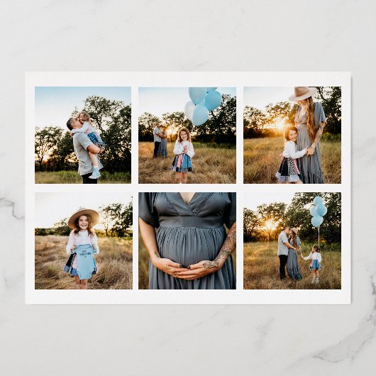 スクリプエレガントト写真のクリモダンスマス 箔シーズンカード (裏面)