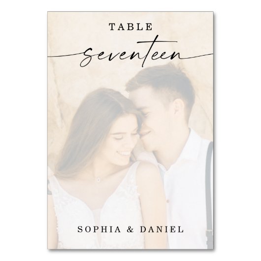スクリプエレガントト写真のテー結婚ブル番号70T テーブルナンバー (正面)
