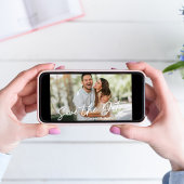 スクリプエレガントト写真の日付を保存結婚する 招待状