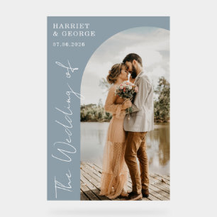 スクリプエレガントト写真の歓迎結婚のサイン アクリルサイン