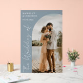 スクリプエレガントト写真の歓迎結婚のサイン アクリルサイン (ウェディング)