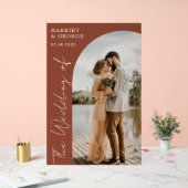 スクリプエレガントト写真の歓迎結婚のサイン アクリルサイン (ウェディング)