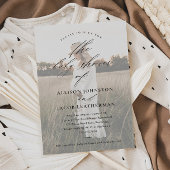 スクリプエレガントト写真オーバーレイカップル赤ちゃんシャワー 招待状