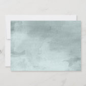 スクリプエレガントト写真バプテスマ招待状 招待状 (裏面)