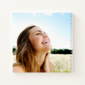 スクリプエレガントト写真卒業パーティーゲストブック ノートブック (裏面)