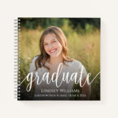 スクリプエレガントト写真卒業記念ゲスト ノートブック (正面)