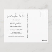 スクリプエレガントト写真⎢日付ポストカードの保存 ポストカード (裏面)