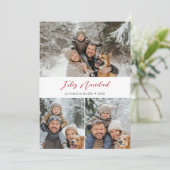 スクリプエレガントト写真Feliz Navidad Red シーズンカード (スタンド正面)