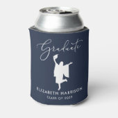 スクリプエレガントト卒業パーティーブルー 缶クーラー (缶裏面)