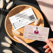 スクリプエレガントト名サークル事業写真QRコード 名刺