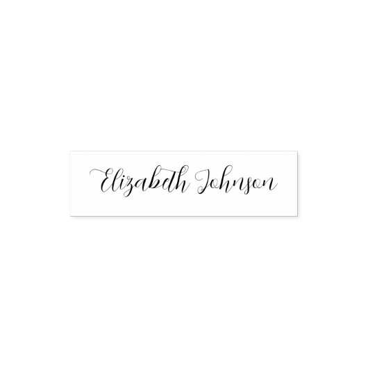 スクリプエレガントト名前をカスタムする セルフインキングスタンプ (デザイン)