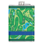 スクリプエレガントト女子ゴルフリーグフラスコ – カスタム フラスク (裏面)