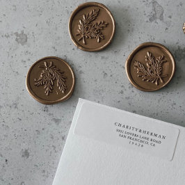 スクリプエレガントト差出人住所ラベル ラベル