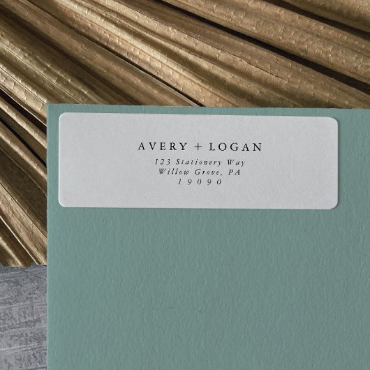 スクリプエレガントト差出人住所ラベル ラベル