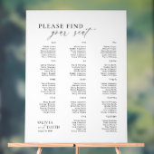 スクリプエレガントト席のアクリル結婚サインを見つける アクリルサイン (ニュートラル)