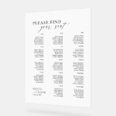 スクリプエレガントト席のアクリル結婚サインを見つける アクリルサイン (傾斜)