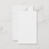 スクリプエレガントト感謝していユー秋の結婚式写真 ノートカード (裏面)