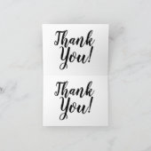 スクリプエレガントト感謝メッセージ サンキューカード (内部)