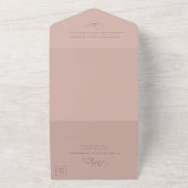 スクリプエレガントト招待状 オールインワン招待状 (外側)