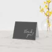 スクリプエレガントト文字感謝してい「あなた!」 カード (黄色い花)