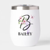 スクリプエレガントト文字Bモノグラムパーソナライズされた名 (正面)