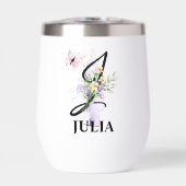 スクリプエレガントト文字Jモノグラムパーソナライズされた名 (正面)