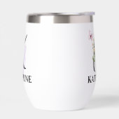 スクリプエレガントト文字Kモノグラムパーソナライズされた名 (左面)