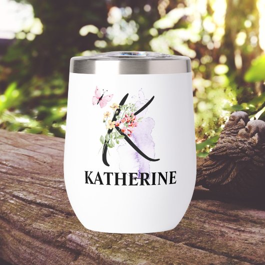 スクリプエレガントト文字Kモノグラムパーソナライズされた名