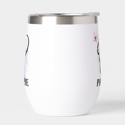 スクリプエレガントト文字Pモノグラムパーソナライズされた名 (左面)