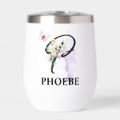 スクリプエレガントト文字Pモノグラムパーソナライズされた名 (正面)