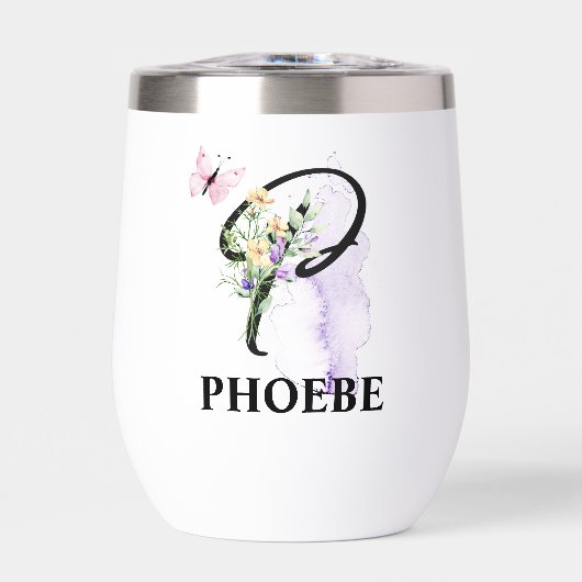 スクリプエレガントト文字Pモノグラムパーソナライズされた名 (正面)