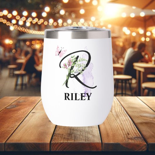 スクリプエレガントト文字Rモノグラムパーソナライズされた名