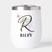 スクリプエレガントト文字Rモノグラムパーソナライズされた名 (正面)