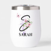 スクリプエレガントト文字Sモノグラムパーソナライズされた名 (正面)